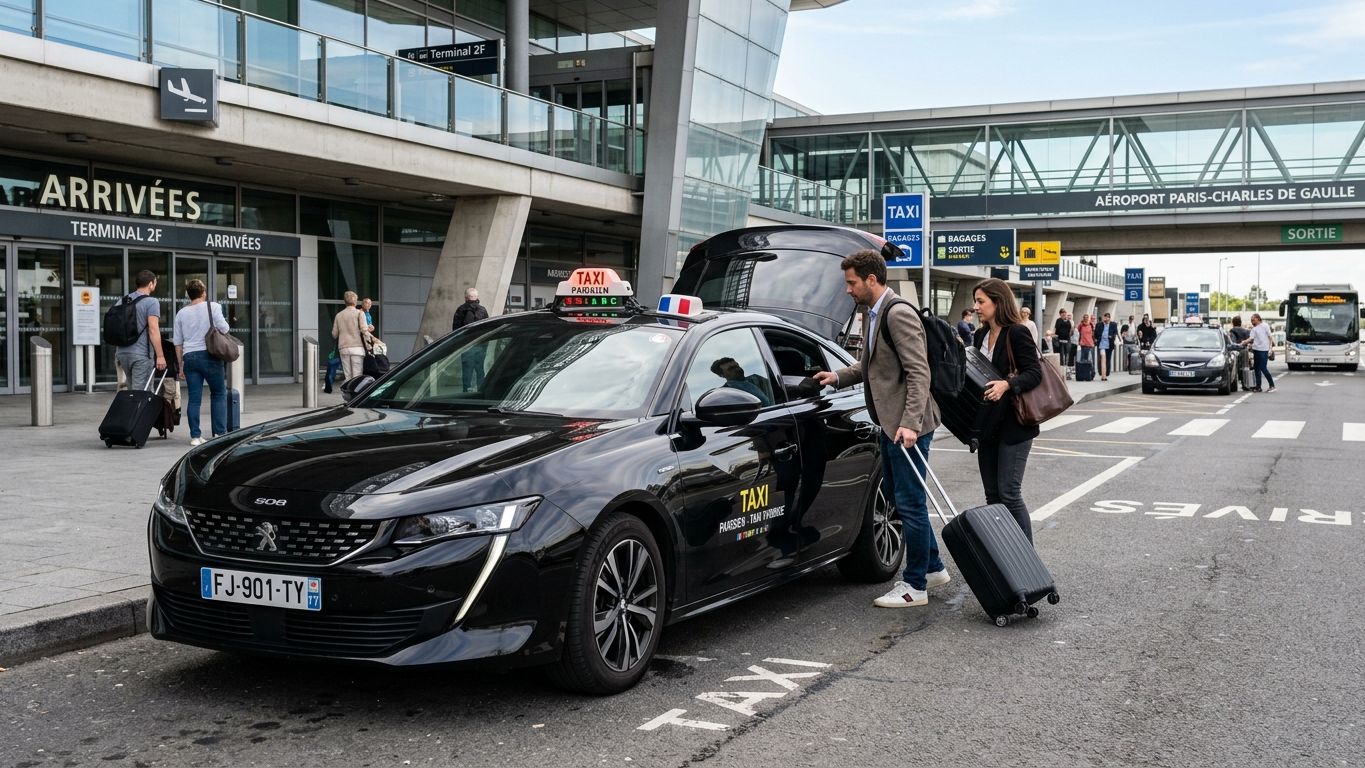 Transfert aéroport longue distance — véhicule et chauffeur
