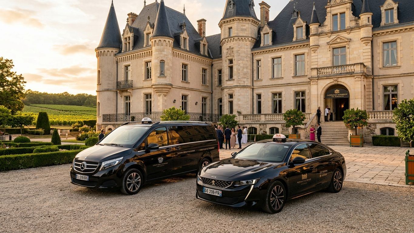 Taxi Paris - Le Mans — véhicule et chauffeur